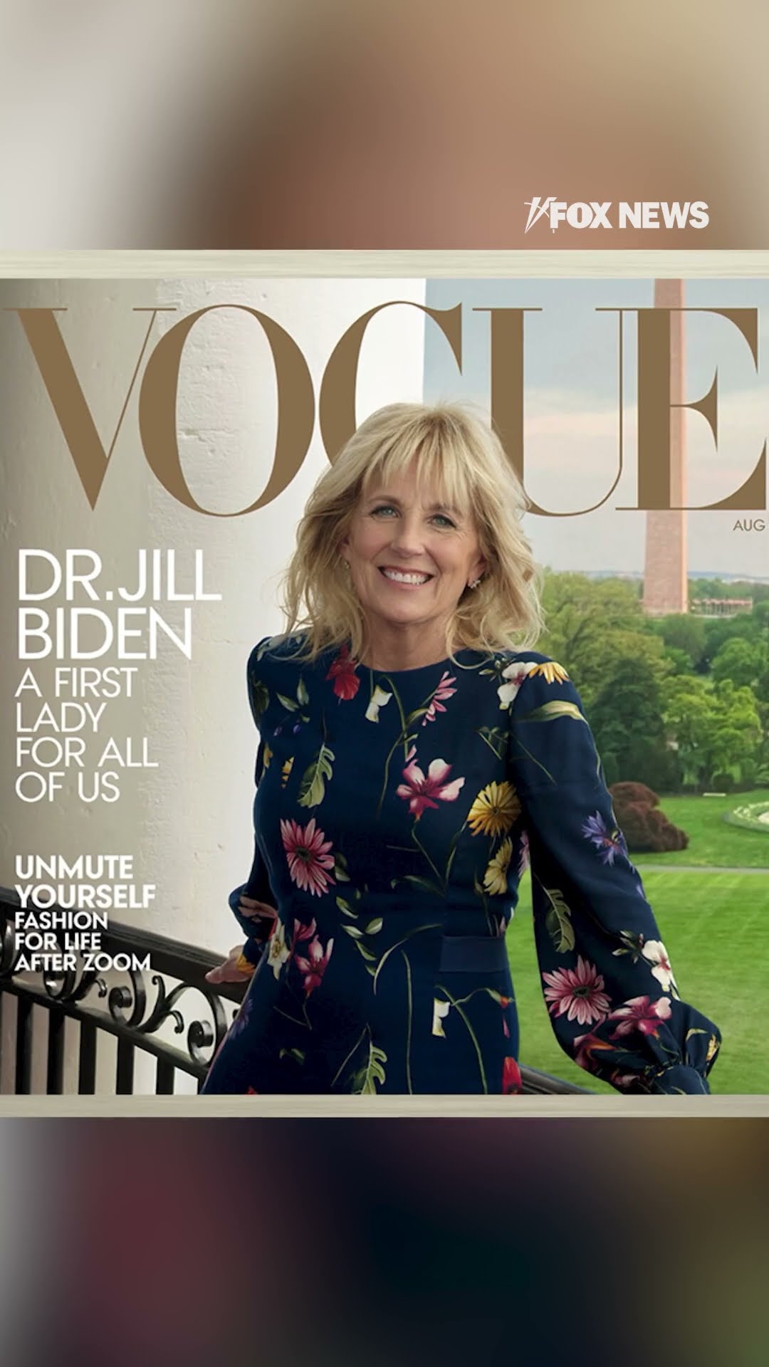 Vogue magazine attacks first lady Melania Trump's White House portrait