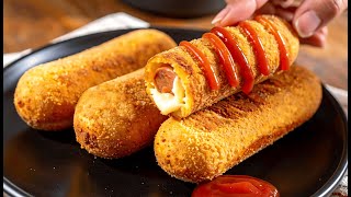 Esqueça a farinha! Cachorros-quentes de batata macios que todos vão adorar! Em apenas 10 minutos!