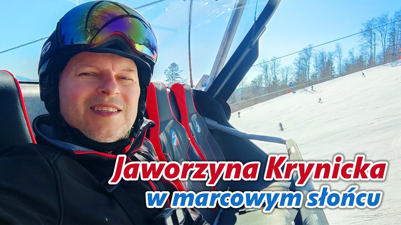 Jaworzyna Krynicka w marcowym słońcu