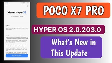 POCO X7 PRO NEW UPDATE RELEASE| WHAT