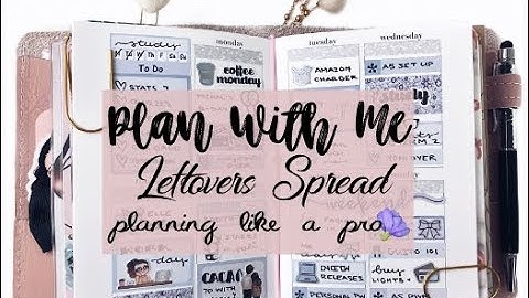 Plan With Me | Shimmer Stickers | A6 FoxyFix TN | Planning Like A Pro