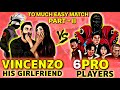 Part - II 🔥 6 vs 6 || VINCENZO With his GF &amp; Friends vs Pro Subscribers Clash Squad Custom Match