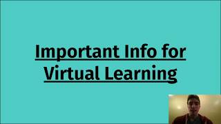 Intro to Virtual Learning