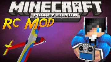 (0.9.5)RC Planes Mod-Minecraft Pocket Edition(Control Planes in MCPE)Mod Showcase