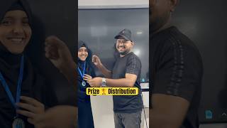 Prize Distribution
