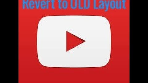 How to get back the old youtube layout 2017 [August 29]