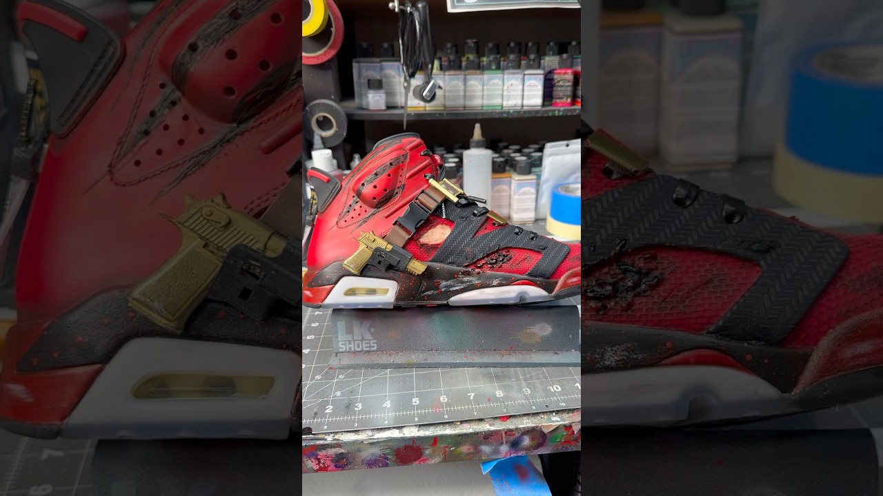 Deadpool & Wolverine Custom Jordans #customshoes
