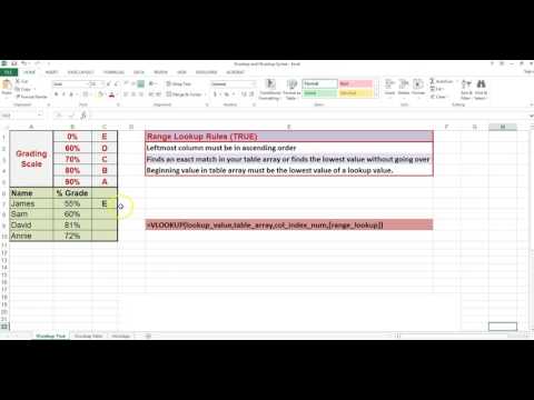 CSE Lecture VLookup & HLookup Syntax