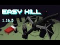 The EASIEST Way to KILL the ENDER DRAGON(Minecraft Java 1.16.5)