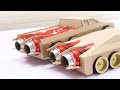 Jet Car Vs Jet Truck | Amazing Cardboard Craft Experiment