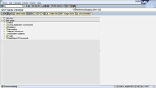 FS1. SAP tutorial: How to navigate in SAP ERP