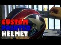 Dave custom painted his helmet