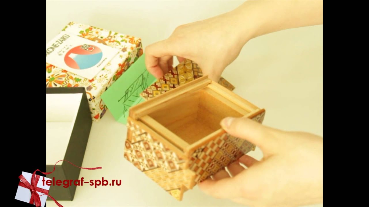 Японская шкатулка с секретом - YouTube