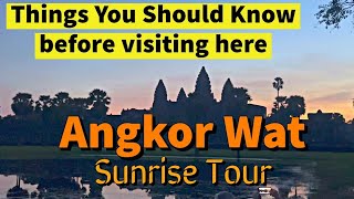 Angkor wat Sunrise Tour I Things to know before visiting here I Cambodia Series I Vlog #124