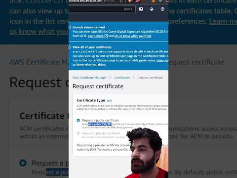 AWS free certificate | Amazon free certificate