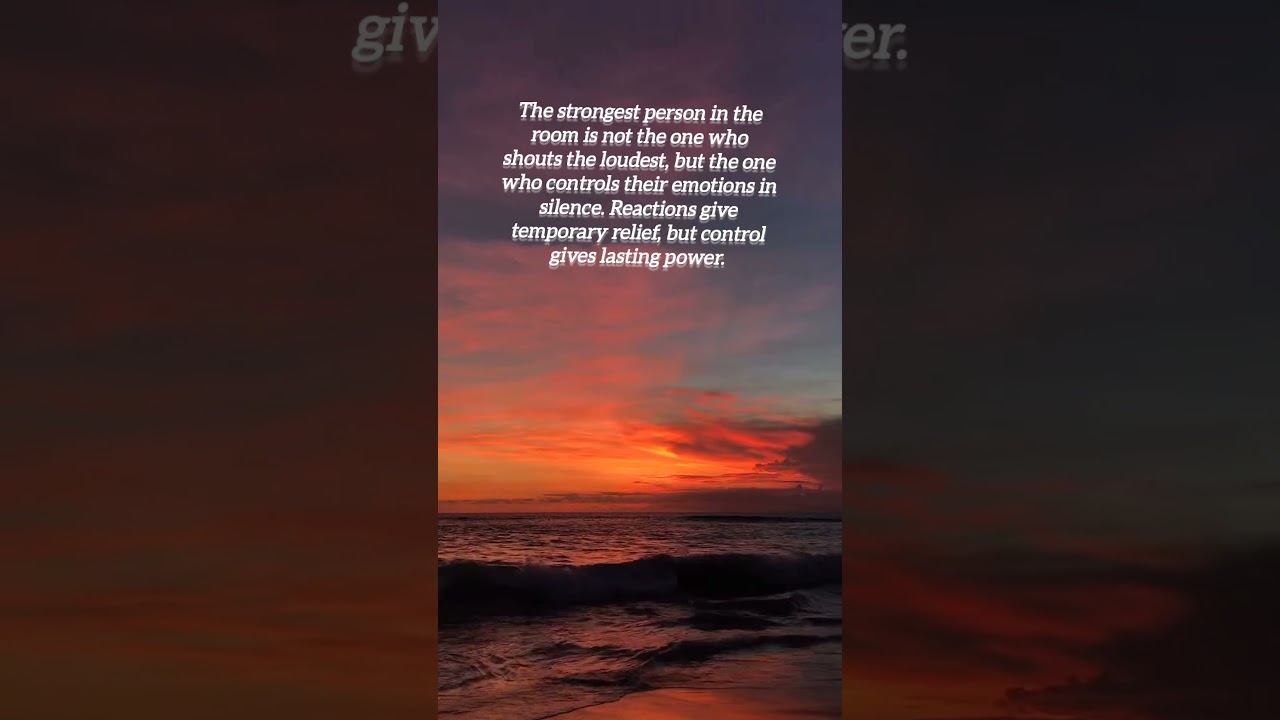 The Power of Emotional Control | Stay Calm, Stay Strong 