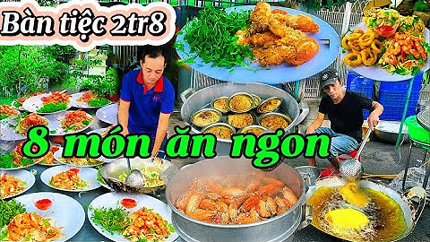 Món ăn ngon đãi tiệc 90 : khai vị bốn món ,Tôm Càng Rang Muối Quảng Châu ăn Ngon Lạ Miệng