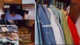 Life as a Homebody Living in Lagos 🏡 | Closet Organization, Color coordinate my wardrobe 👗