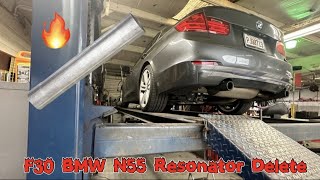 F30 BMW N55 Resonator Delete