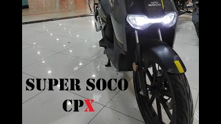 Super SOCO CPX - лучший максиэлектроскутер 2021 года