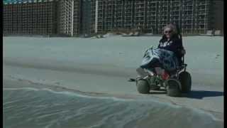 100 years old, she's never seen the sea - Newsnight playout