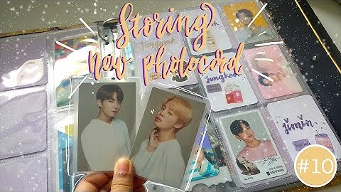 Storing New BTS Photocard in My Binder#10 (Completing a couple of pages OT7 collection)