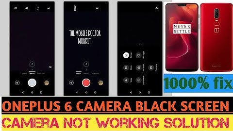 Oneplus 6 Camera Black Screen 💯% Solution |3 Camera Black Solution||Oneplus 6 Camera Not Working|✅✅🔥