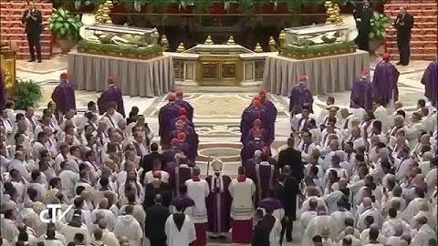 Đức Thánh Cha chủ sự Lễ Tro Năm Thánh Lòng Thương Xót