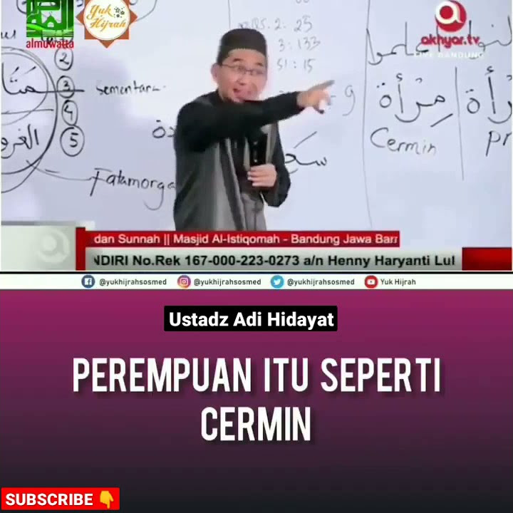 Perempuan itu ibarat CERMIN - Ustadz Adi Hidayat