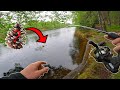 Fishing With A PINECONE?!