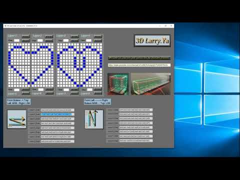 Generate dot matrix data 8*8---16*16