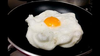 Cloud Egg No Oven - In a pan