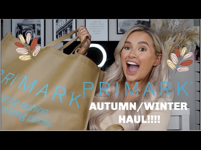 HUGE PRIMARK HAUL!!!!! AUTUMN/WINTER FASHION