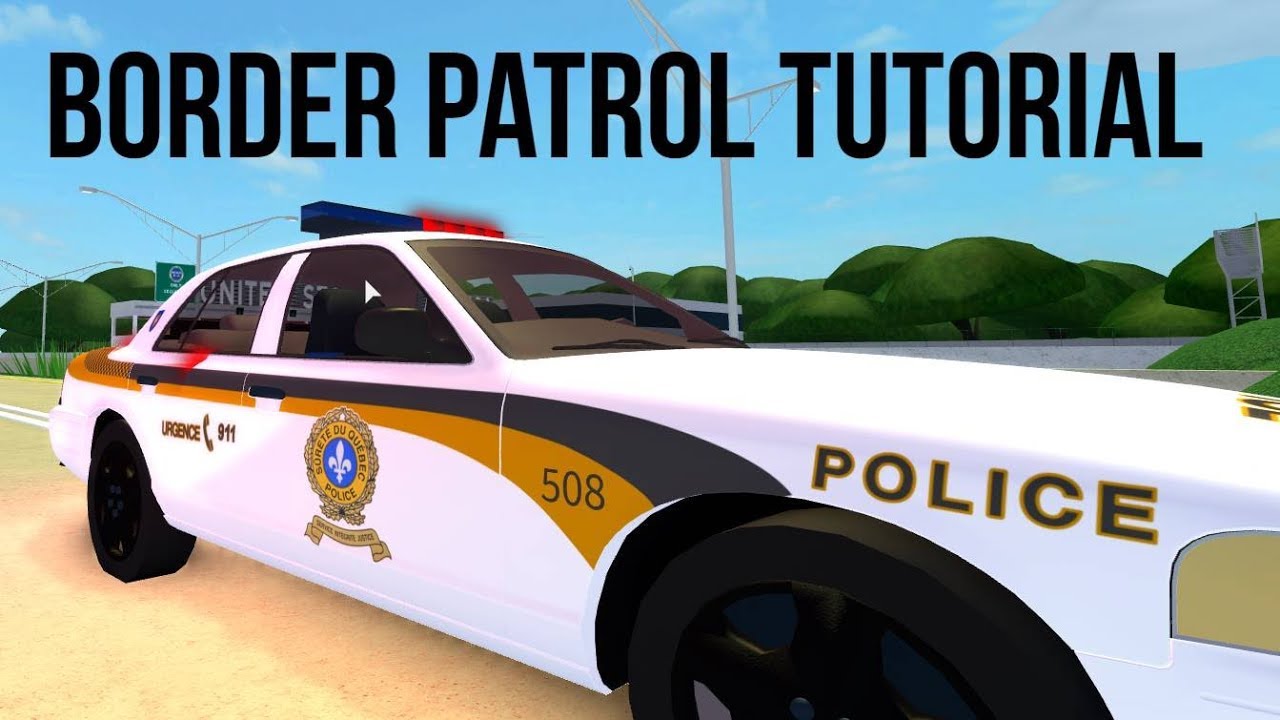 Border Patrol Tutorial Ud Police Academy Ep 7 Youtube - police decal roblox