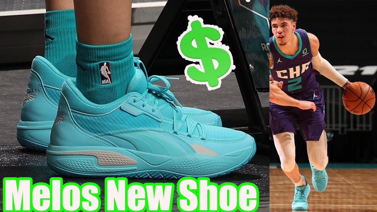 First Look Lamelo Balls Signature Shoe With Puma So Icy Youtube