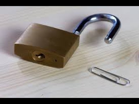 Kako otvoriti katanac bez kljuca