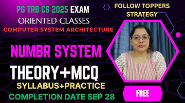 PG TRB CS UNIT 1 COA NUMBER SYSTEM PART 1