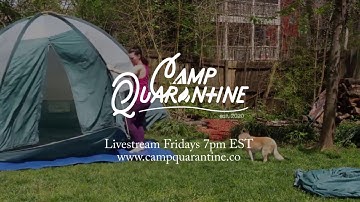 Camp Quarantine Tent Setup Timelapse