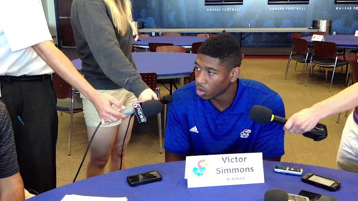 KU nickel back Victor Simmons discusses facing Tex...