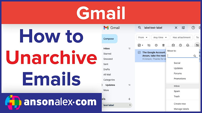 The secret to shuffling around emails in Gmail