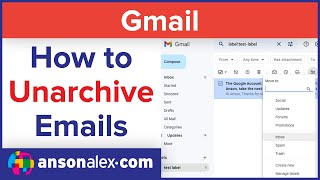 How to Unarchive Emails in Gmail screenshot 4