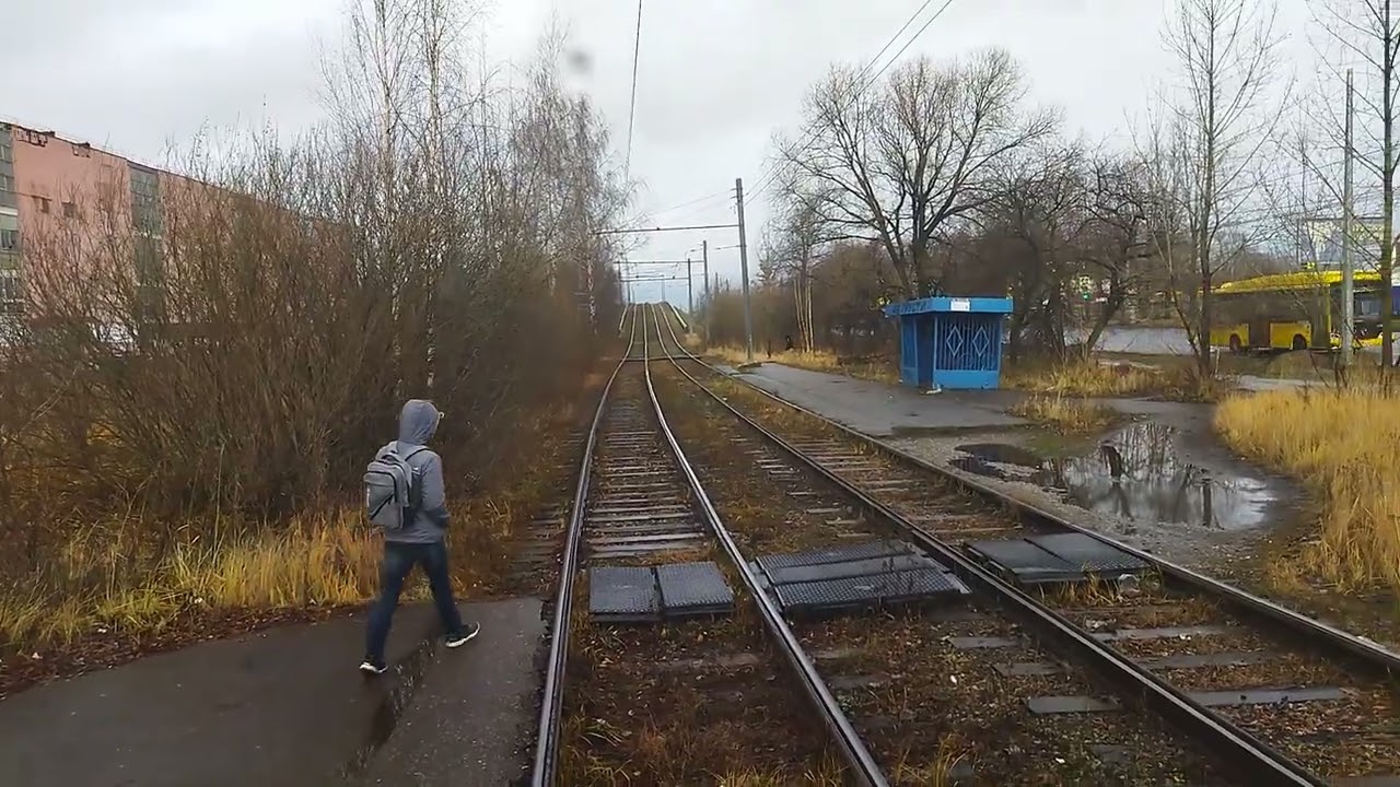 Вид из трамвая, 7-й маршрут. Ярославль