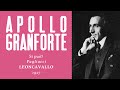 Apollo Granforte - Si può (Prologo) [Pagliacci] - 1927