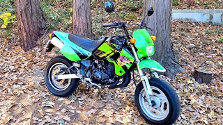 kawasakiのミニバイク/KSR80/2スト - YouTube
