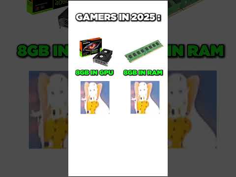 8GB IN RAM VS 8GB IN GPU #pc #pcbuilding #pcgaming #benchmark #cpu #computer #gpu #intel