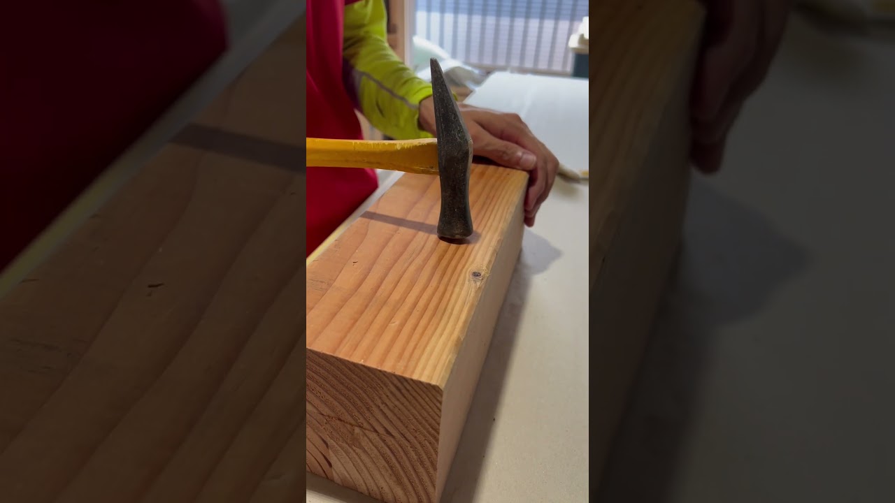 The moments of satisfaction for a carpenter