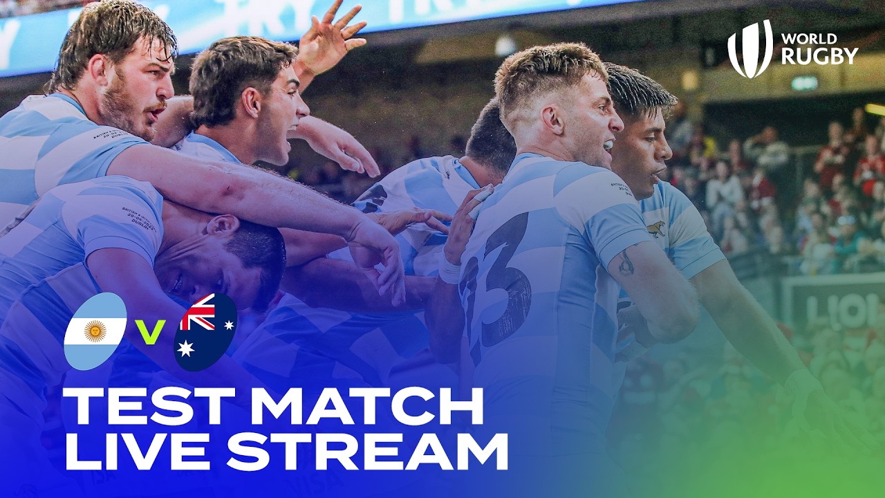 🔴 LIVE | Argentina v Australia | International Test Match Rugby