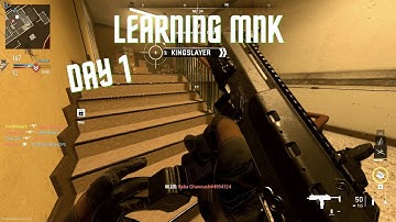 Learning How To USE MNK On COD MW2 DAY 1