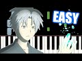 Hotaru  hotarubi no mori e  fujita maiko  easy piano tutorialsynthesia by tam