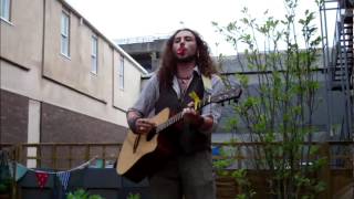 Pirate Joe at the Truro Library Community Garden - 2nd June 2012